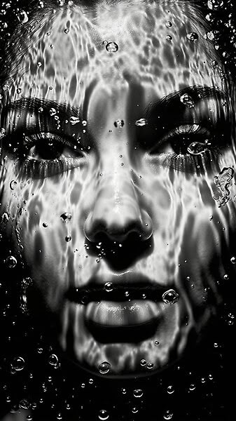 Face Underwater Photography, Water Face Photography, Face Submerged In Water, Face In Water Photography, Half Underwater Photography, Underwater Photography Women, Woman In Water Photography, Screaming Underwater, Face Underwater