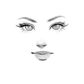 Flower Drawing For Kids, Draw Noses, Drawing Friends, Christina Lorre, Female Face Drawing, Eye Drawing Tutorials, Draw Eyes, Nose Drawing, Eyes Drawing