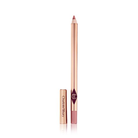 Pillow Talk - Lip Cheat - Nude Pink Lip Liner Pencil | Charlotte Tilbury Full Lips Makeup, Charlotte Tilbury Lip, Rose Lip, Lip Liner Pencil, Lip Liners, Batons Matte, Lip Shapes, Natural Wedding Makeup, Moisturizing Lipstick