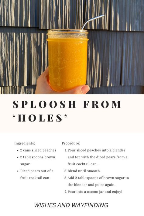 Recipe: Sploosh from ‘Holes’ Holes Movie, Holes Book, Movie Night Food, Refreshing Drinks Recipes, Dinner And A Movie, Night Food, Fruit Cocktails, Watch Party, Disney Food