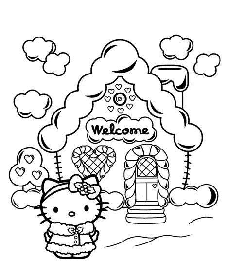 HELLO KITTY COLORING: HELLO KITTY CHRISTMAS COLORING SHEETS Hello Kitty Coloring Pages, Hello Kitty Book, Kitty Coloring Pages, Hello Kitty Imagenes, Hello Kitty Colouring Pages, Images Hello Kitty, Christmas Coloring Sheets, Hello Kitty House, Cat Coloring Book