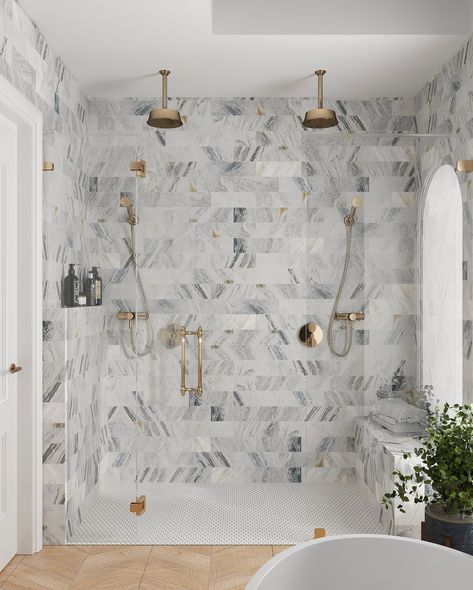 ✨ Step up your shower game with Tile Club’s showstopping statement tiles! From the unique elegance of Santorini marble to the modern chic of Calacatta Bluette marble subway, our collection is designed to turn your bathroom into a sanctuary of style. 🛁✨ Swipe through and discover the perfect tile to create your dream shower today. 💙 Gray Bathroom Tile Ideas, Gray Bathroom Tile, Marble Subway Tile, Statement Tiles, Grey Bathroom Tiles, Marble Subway Tiles, Dream Shower, Calacatta Gold Marble, Bathroom Tile Ideas