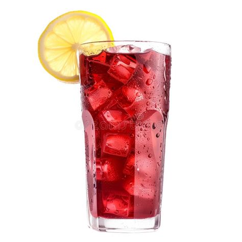 Refreshing red beverage or hibiscus ice tea served isolated on white transparent background stock photography Red Iced Tea, Ice Tea, Iced Tea, Lemonade, Hibiscus, Stock Photography, Transparent Background, Photo Image, Royalty Free Stock Photos