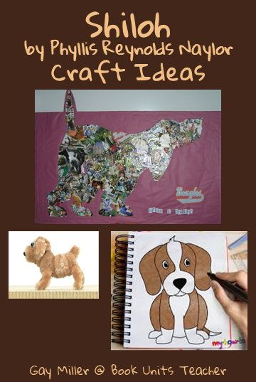 Shiloh Book, Novel Study Activities, Bridge To Terabithia, Ella Enchanted, A Wrinkle In Time, Famous Dogs, Quick And Easy Crafts, Book Report, 4th Grade Classroom