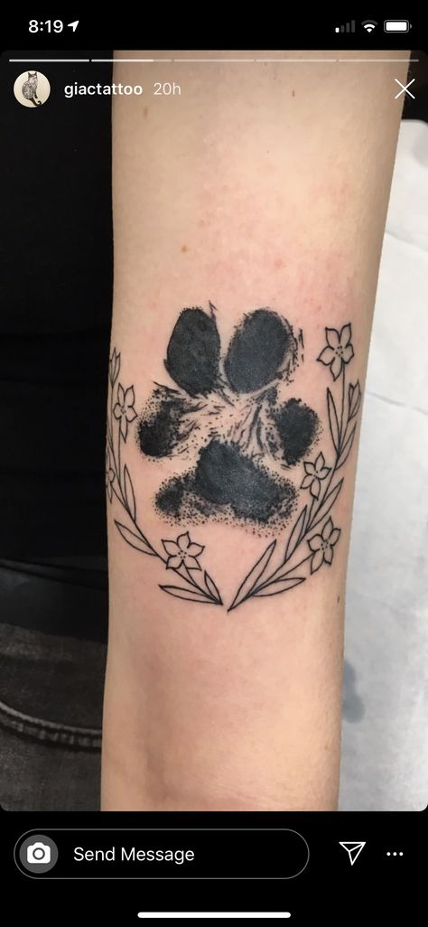 Tattoo Inspo, Print Tattoos, Paw Print Tattoo, Paw Print, Tattoo Ideas, Trees, Tattoos