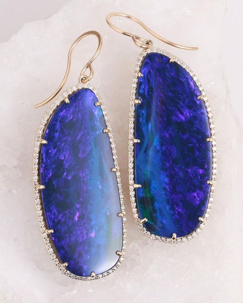 Melissa Joy Manning Jewelry (@melissajoymanning) • Instagram photos and videos Magnetic Light, Opal Drop Earrings, Melissa Joy Manning, October 1, Diamond Drops, Opal Earrings, Australian Opal, Boulder Opal, Diamond Drop Earrings