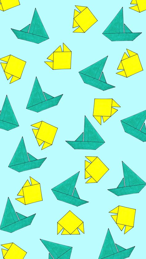 Boat and fish origami wallpaper Boat Watch Face Wallpaper, Smart Watch Wallpaper Hd, Boat Watch Wallpaper, Seaplane Wallpaper, Fish Phone Wallpaper, Fish Origami, Smart Watch Wallpaper, Boat Wallpaper Backgrounds, Boat Smart Watch