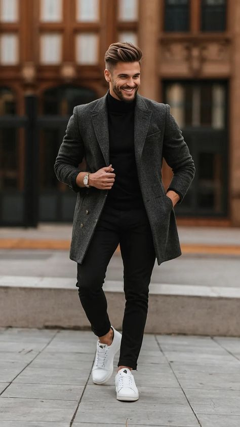 Christmas Outfit Ideas For Men, Casual Look For Men, York Aesthetic, Winter Streetwear, Casual Outfit Inspiration, Nursing Education, Men's Outfits, Winter Outfits Men, Smart Casual Outfit