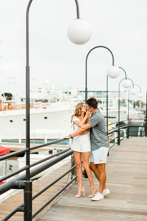 Newport Engagement Photos, Newport Beach Engagement Photos, Waterfront Engagement Photos, Marina Engagement Photos, Yacht Photoshoot, Engagement Board, Photo Styles, Marina Village, Couples Modeling