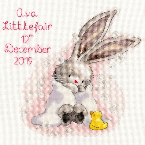 Cross Stitch Bunny, Bothy Threads, Baby Cross Stitch Patterns, Butterfly Cross Stitch, Pola Kristik, Baby Cross, Needlework Embroidery, Cute Cross Stitch, Cross Stitch Baby