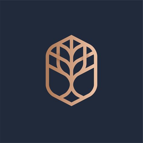 Tree Logo by Milan Gavrilovic on Dribbble Minimalist Logo Ideas, Nest Logo, Horse Logo Design, Church Branding, Motorbike Art, Geometric Trees, Tree Logo Design, Logo Design Inspiration Branding, Tree Logo