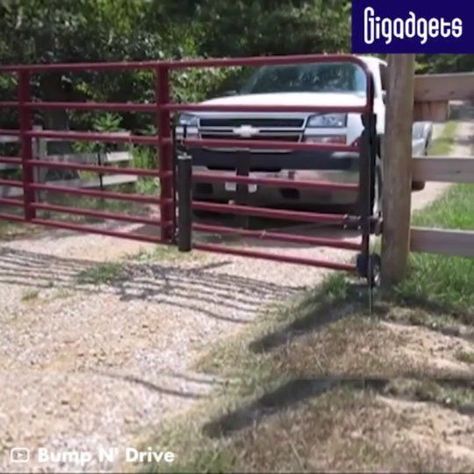 Engineering Inventions on Instagram: "You can open these gates without leaving your car. Keywords for you to find out: Bump N' Drive bump gate opener kit; Wrangler ride over gate; Weston Crapo drive over gate; Lakeland Group Push' N' Drive Over Gates; OzAutogate powerless automatic farm gate Via: @gigadgets DM for credit or removal request (no copyright infringement intended) 💡💡 🔗 All rights and credits reserved to the respective owner(s). ----------------------------------------------------- Cattle Gate, Farm Gate, Automatic Gate, Design Innovation, Copyright Infringement, Smart Design, Farm Life, Can Opener, Bump