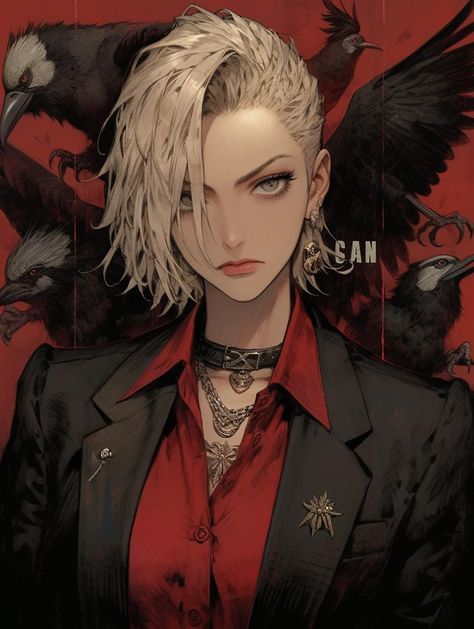 Mafia Boss, Joker Artwork, Character Design Girl, Cocoppa Wallpaper, Novel Characters, Fan Anime, Cool Swords, Saitama, How To Draw Hair