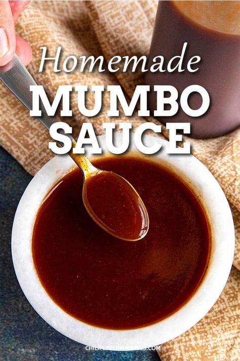 Homemade Mumbo Sauce Recipe - This homemade mumbo sauce recipe, aka "mambo sauce", is a tangy DC-style wing sauce with the perfect blend of sweet and spicy. So easy to make! via @chilipeppermadness Easy Wing Sauce, Mumbo Sauce Recipe, Sweet Hot Sauce Recipe, Mamba Sauce, Hot Wings Sauce Recipe, Wing Sauce Recipe, Wing Sauces Homemade, Chicken Wing Sauces Homemade, Mambo Sauce Recipe