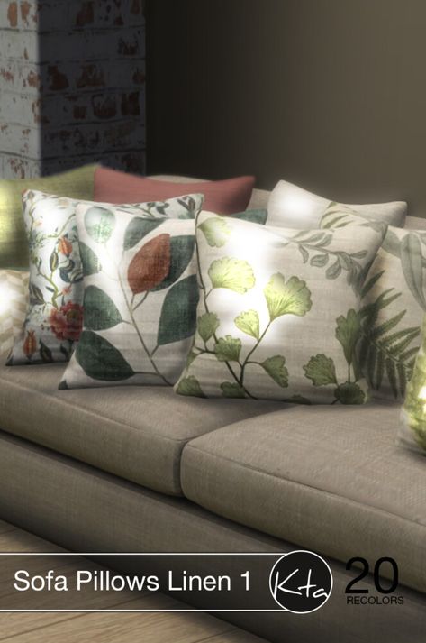 Objects, Decor: Sofa Pillows Linen 1 – Ktasims. 20 recolors. Mesh by NynaeveDesign (needed). The post Sofa Pillows Linen 1 at Ktasims appeared first on Lana CC Finds - Sims 4 CC, Hair, Worlds, Cheats, Guides, Mods Sssvitlas. Cc For Sims 4, Sims 4 Cc Hair, Cc The Sims 4, Best Sims, Sims 4 Custom Content, Cc Finds, Sofa Pillows, Custom Content, Sims 4 Cc