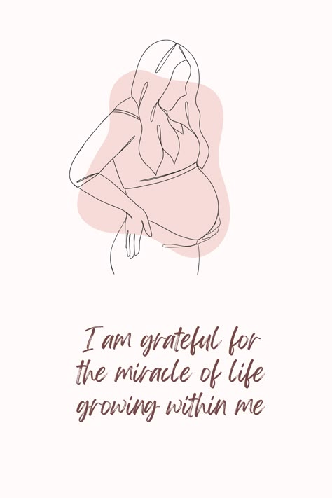 Affirmation For Pregnant Women, I Am Pregnant Affirmations, Pregnancy Quotes Beautiful, Prepare For Birth, Holly Images, Printable Affirmations, Affirmation Cards Printable, Pregnancy Affirmations, Prayer For Baby