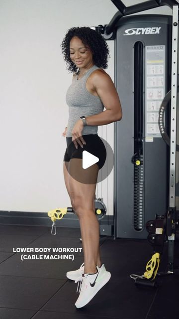 Reset on Instagram: "MUST-TRY GLUTE & LEG WORKOUT(GYM)🔥 

The cable machine routine is perfect for building strength while staying in one spot. Simple, yet effective lower body workout sis! So, be sure to save and try for your next leg day! 💫 

Method: 👇 
Circuit One:
- 12 Front Squats 
- 12 Rear Lunge 
x4 

Circuit Two: 
- 12 Cable Pull Through 
- 12 Side Squats 
x4 

Circuit Three: 
- 12 Glute Kickback 
x4 

If you liked this workout, Join us inside the @reset.app for our last challenge of the year, Rebirth Refined—Register now using the link in our bio! This Challenge is for everyone.💚🥳" Lower Body Workout Gym Machines, Workout Cable Machine, Glute Leg Workout, Leg Workout Gym, Glute Kickback, Leg Workouts Gym, Glute Kickbacks, Building Strength, Leg Day Workouts