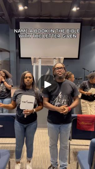 53K views · 3.7K reactions | It was only right to kick off our first Sunday Social with A Bible Game Challenge!✨  Watch as our Young Adults Ministry races to name books of the Bible with each letter! Can you keep up?  Drop your favorite Bible book in the comments!   #biblestudy #christian #Jesus #reels #Christ #God #christianty #bible #youngadults #generationz #millennials #wogcf | Young Adult Ministry @Wogcf | Kirk Franklin & The Family · Revolution Christian Games For Adults, Bible Verse Games, Young Adults Ministry, Bible Games For Adults, Young Adult Ministry, Kirk Franklin, Bible Book, Bible Games, First Sunday