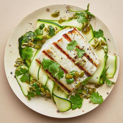 Classic Ratatouille Recipe, Halibut Recipes Healthy, Zucchini Ideas, Best Zucchini Recipes, Summer Squash Recipes, Grilled Halibut, Zucchini Recipes Healthy, Halibut Recipes, Pumpkin Seed Recipes