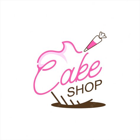 Pastry Logos Ideas, Pastry Shop Logo Design Ideas, Desserts Logo Design, Bakery Shop Logo Design, Cakes And Pastries Logo, Bakery Logos Ideas, Cupcake Logo Design Ideas, Dessert Logo Ideas, Cake Label Design