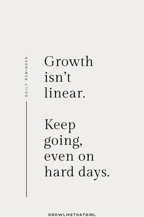 Some days feel easy, some don’t—but growth isn’t linear. This daily mindset reminder will help you keep going, even on the hard days. 💖 Growth Takes Time, Daily Affirmations, Daily Reminder, Keep Going, Worth It, Affirmations, Feelings