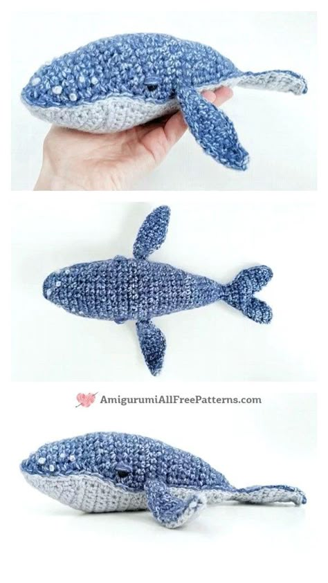 Amigurumi Whale Free Pattern - Free Crochet Patterns: Free Pattern & Inspiration This free amigurumi whale pattern is perfect for a cute and cuddly ocean friend. We also offer free and paid crochet patterns on a variety of topics.. #Amigurumi_Patterns #Amigurumi_Whale #Whale_Stuffed_Animal #Crochet_Whale Crochet Stuff To Sell, Whale Crochet Pattern, Whale Crochet, Crochet To Sell, Cute Plush Toys, Whale Stuffed Animal, Crochet Critters, Crochet Whale, Cute Whale