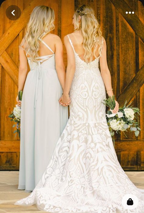 Cute Bride And Bridesmaid Pictures, Sister Bride Photos, Maid Of Honor Pics With Bride, Sister In Law Pictures Wedding Photos, Sister Of The Bride Pictures, Bride Pictures With Bridesmaids, Wedding Pictures Sisters, Brides And Maid Of Honor Pictures, Wedding Picture Ideas With Maid Of Honor