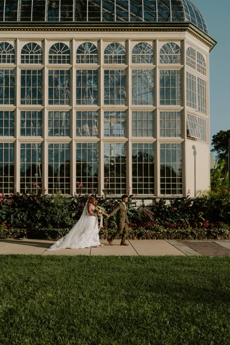 Alyssa and Danny chose to have an outdoor ceremony for their Maryland microwedding in the beautiful gardens at Rawlings Conservatory. This little gem in Baltimore City has the best of both worlds. After the ceremony we took portraits in there lush and gorgeous indoor tropical greenhouse surrounded by lots of plants  to celebrate their love. Rawlings Conservatory Wedding, Greenhouse Elopement, Conservatory Wedding, Tropical Greenhouses, Lots Of Plants, Dinner Reception, Private Dinner, City Elopement, Garden Ceremony