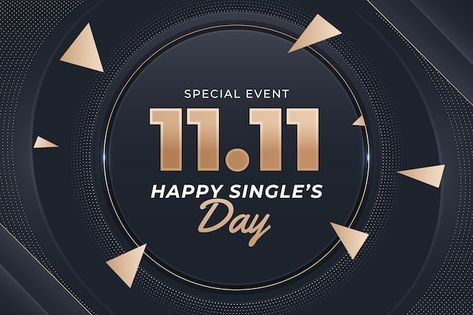 Singles Day 11.11, Single Day 11.11 Poster, Singles Day 11.11 Design, 11 11 Sale Poster, Single's Day, Podium Design, Day Background, Double 11, Single And Happy