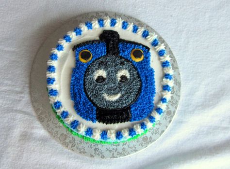 Thomas The Train Smash Cake, Train Smash Cake, Thomas Train Birthday, Thomas Train, Train Cake, Baby's First Birthday, Trains Birthday Party, Train Birthday, Thomas The Tank