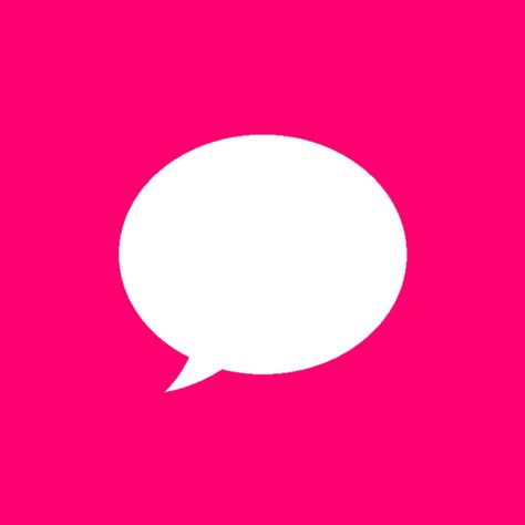 Hot Pink Pinterest Icon, Hot Pink Apps Icons, Pink Message Logo, Hot Pink Message Icon, Pink Text Icon, Hot Pink Widget Icons, Messages Pink Icon, Hot Pink Phone Icon, App Icon Hot Pink