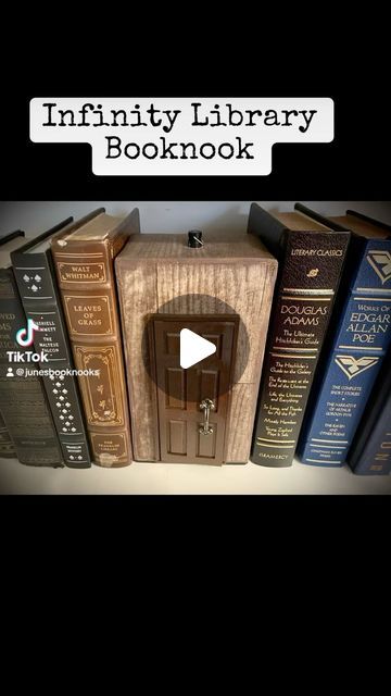 June’s Book Nooks on Instagram: "🚩FOR SALE NOW🚩 INFINITY LIBRARY BOOKNOOK artist:June Huff www.junesbooknooks.etsy.com #fyp #foryou #foryoupage #foryoupageofficiall #booknook #tinythings #booknooks #library #librarian #magic #opticalillusion #opticalillusions #tardis #ineedit" Infinity Library, Library Booknook, Book Nook Ideas, Infinite Mirror, Infinity Room, Room Book, Book Nook, Book Nooks, Librarian