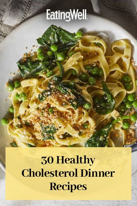 Low Cholesterol Recipes Dinner, Cholesterol Friendly Recipes, Low Fat Dinner Recipes, Help Lower Cholesterol, High Cholesterol Foods, Low Fat Dinner, Low Cholesterol Diet, Low Cholesterol Recipes, Sunday Dinner Recipes