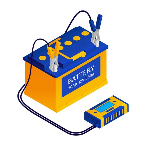 Free Vector | Car battery charger with jump starter connection wire kit illustration Battery Illustration, Exide Battery, Car Charging Stations, Battery Icon, Battery Repair, Charger Station, Car Icons, Car Battery Charger, Service Station