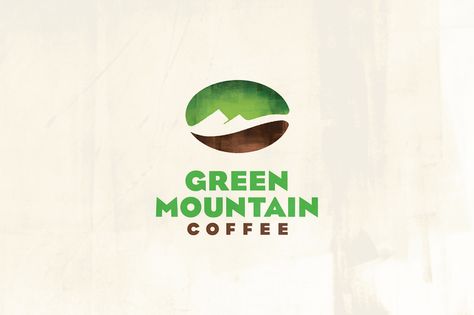 Coffee Project, Green Mountain Coffee, Mountain Coffee, Coffee Brand, Find Logo, Cafe Ideas, Mountain Logos, Brand Refresh, Coffee Logo