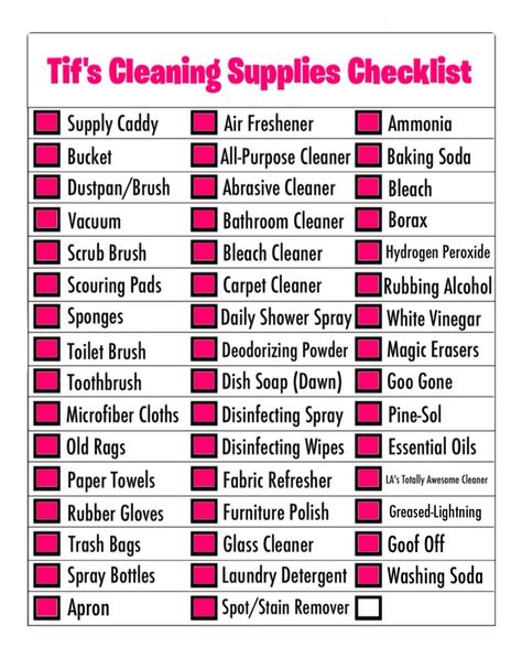 Cleaning Supplies List For Business, Cleaning Supply Checklist, Peroxide Cleaner, Cleaning Supplies Checklist, Deep Cleaning Lists, Cleaning Services Prices, Cleaning Caddy, Cleaning Supplies List, Deep Cleaning Checklist