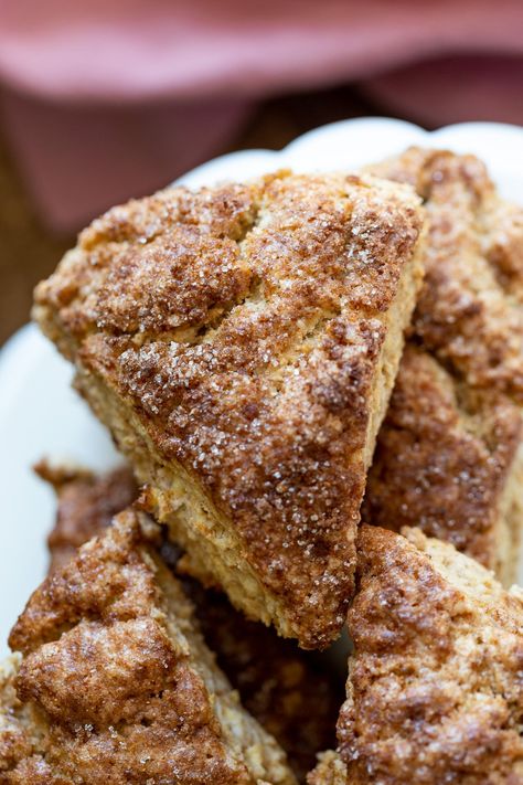 Vegan Churro Scones - No Oil - Vegan Richa Churro Scones, Scones Vegan, Vegan Scones, Cinnamon Scones, Dessert Vegan, Vegan Richa, Scones Easy, Desserts Vegan, Tofu Scramble