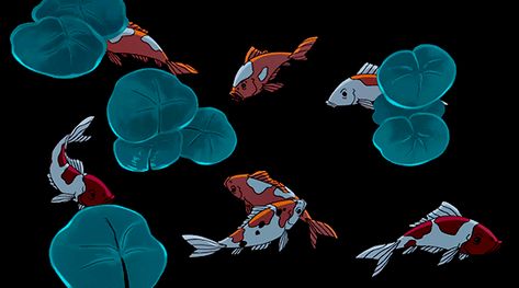 Z Flip 6 Wallpaper Gif, Koi Fish Gif, Laptop Gif, Swimming Gif, Fish Gif, White Gif, Gif Cute, Fancy Goldfish, Goldfish Pond