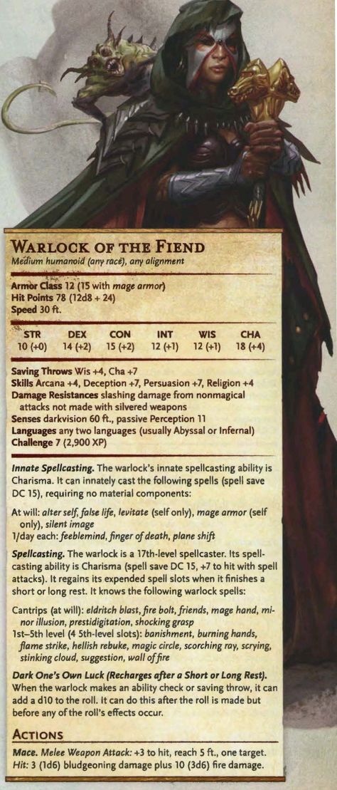 Bandit Dnd Stats, Dnd Fiend Warlock, Fiend Warlock Dnd, Fiend Warlock, Dnd Fiend, Dnd Statblocks, Dm Board, Dnd Warlock, Warlock Dnd