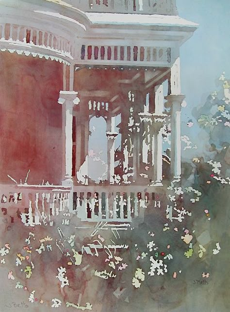 judi betts watercolor gallery | Акварели Judi Betts /// Love this poured effect, will have to ... Thomas Schaller, Light Watercolor, Southern Art, Watercolor Architecture, Architecture Painting, 수채화 그림, Watercolor Landscape Paintings, Traditional Paintings, Watercolor Inspiration