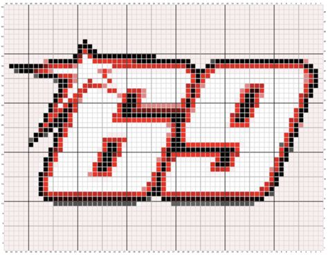 Y2k Alpha Pattern, Y2k Pixel Art, Tapestry Crochet Graph, 8 Ball Alpha Pattern, Deftones Alpha Pattern, Alpha Patterns Crochet 8 Ball, Album Cover Tapestry Crochet, Crochet Grid Patterns Horror, Graph Crochet