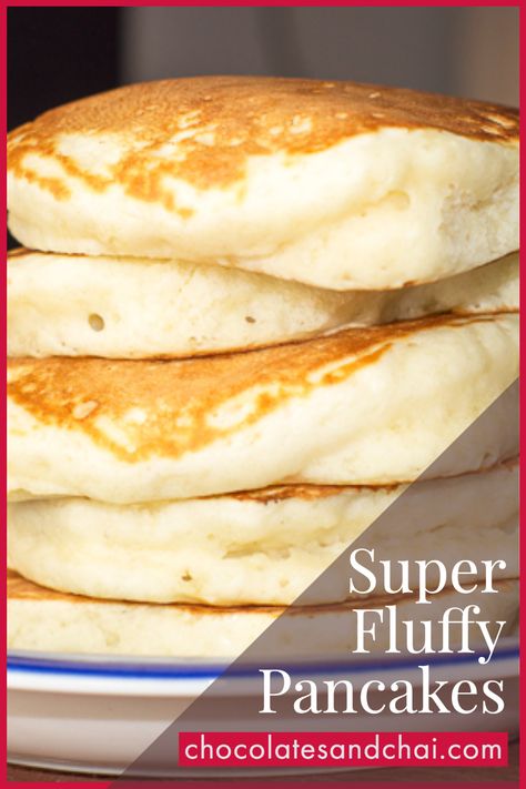 No Buttermilk Pancakes, Pancake Recipe No Buttermilk, Super Fluffy Pancakes Recipe, Amazing Pancakes, Pancake Recipe Easy Fluffy, English Pancakes, Fluffy Recipe, Super Fluffy Pancakes, Sausage Frittata