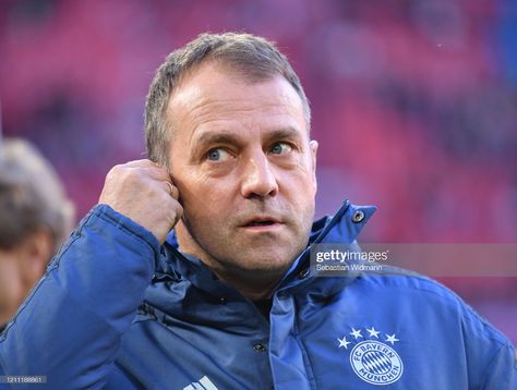 Head coach Hans-Dieter Flick of Bayern Muenchen looks on prior to the... News Photo - Getty Images Arch Manning Football, Digital Asset Management, Erich Hartmann Luftwaffe, Munich Germany, Munich, High Quality Images, Getty Images, That Look, Germany