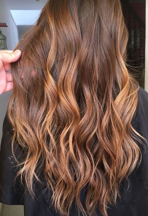 Golden Copper Blonde Balayage, Ash Brown And Copper Hair, Red With Golden Highlights, Light Golden Brown Hair Balayage, Golden Brown Hair With Red Highlights, Copper Light Brown Balayage, Red Light Brown Balayage, Cinnamon Partial Balayage, Light Brown And Caramel Balayage