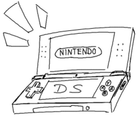 Ds Drawing Nintendo, Nintendo Ds Drawing, Gaming Drawings Ideas, Nintendo Doodles, Wii Tattoos, Nintendo Ds Tattoo, Playing Video Games Drawing Reference, Ds Tattoos, Nintendo Switch Drawing