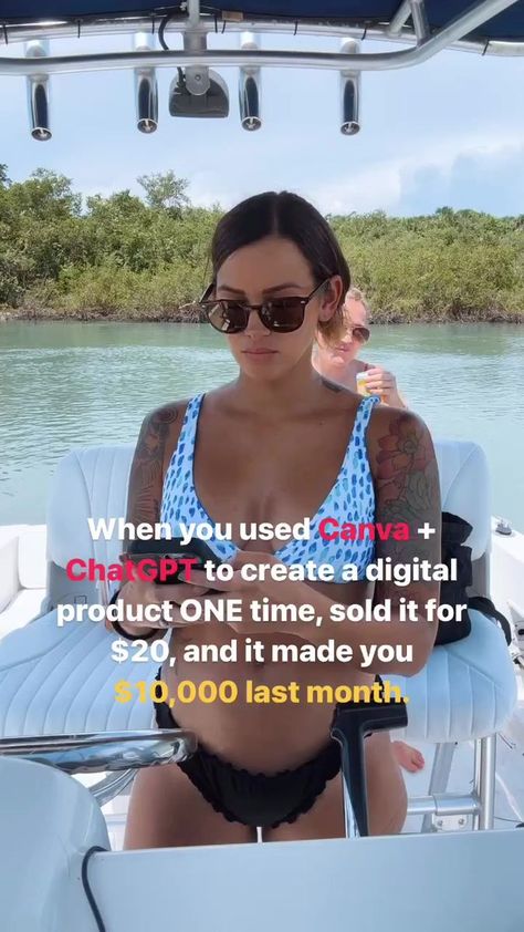 THE TEA👇🏽I took 2 weeks out of my life to learn a high income skill that makes me $230,000 A MONTH just promoting products online. I started with 1 and now promote 12 🙌🏽👉🏽 I also learned to create 100% PASSIVE income through digital products. I now have 16 streams of income. The average millionaire has 5. 👉🏽 Using Canva & ChatGPT has made me over six figures since March! 🤯These simple tools will create you passive income through digital products for years to come #millionairemindset #ho Additional Income Ideas, Living On One Income Tips, Different Streams Of Income, Multiple Source Of Income, Multiple Sources Of Income, Legit Online Jobs, Passive Income System 2.0, Best Online Jobs, Online Jobs From Home