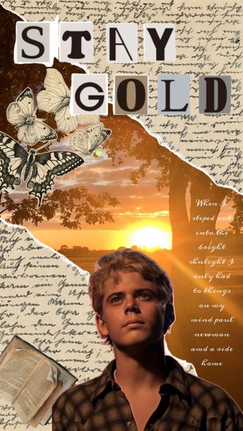 The Outsiders Cover, Ponyboy And Johnny Sunset, Ponyboy Curtis Background, The Outsiders Sunset Scene, The Outsiders Collage, The Outsiders Christmas Wallpaper, The Outsiders Quotes Wallpaper, Pony Boy Outsiders, The Outsiders Wallpaper Laptop