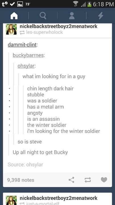 HAHAHA lol... so is Steve Marvel Username Ideas, Marvel Fandom, Steven Grant, Captain America And Bucky, Username Ideas, Bucky And Steve, James Buchanan, Winter Soldier Bucky, Bucky Barnes Winter Soldier