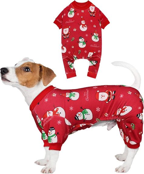 Funny Dog Costumes, Christmas Pet Clothes, Dog Onesie, Dog Costumes Funny, Puppies In Pajamas, Dog Pjs, Christmas Dog Outfits, Funny Pajamas, Dog Winter Clothes