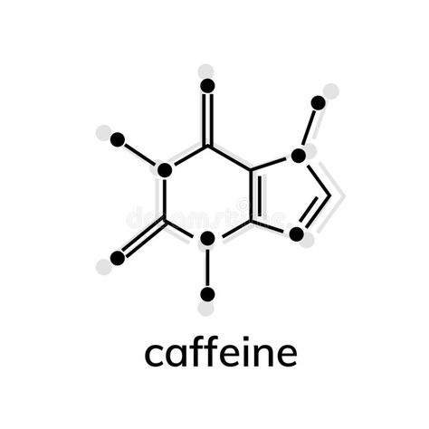 Caffeine chemical formula. On white background , #AFFILIATE, #chemical, #Caffeine, #formula, #background, #white #ad Caffeine Formula, Chemical Formula, Background White, Background Illustration, Stock Vector, White Background, Vector Illustration, Web Design, White